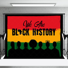 Lofaris We Are Red Yellow Green Black History Month Backdrop