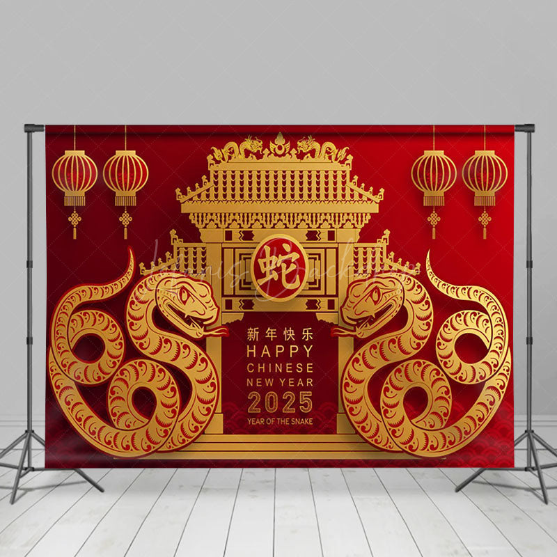 Lofaris Welcome To Celebrate Lunar Year The Snake Backdrop