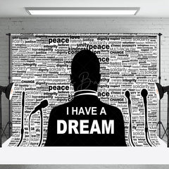 Lofaris White Black Speech I Have A Dream Mlk Day Backdrop