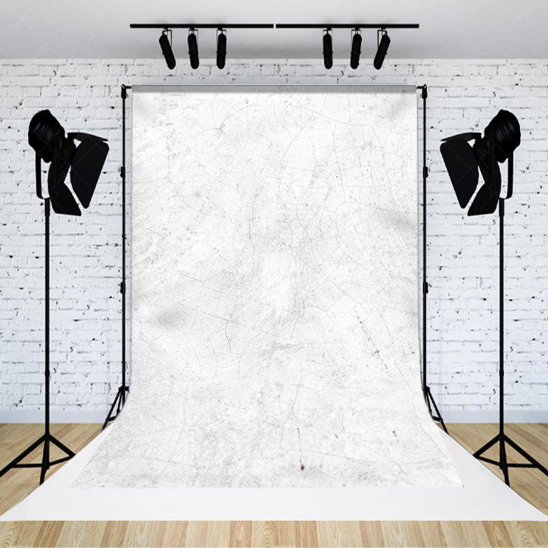 Lofaris White Crackled Marble Pattern Photography Backdrop