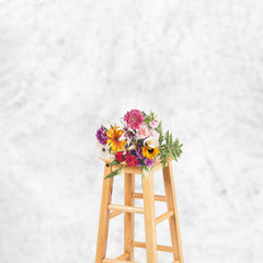 Lofaris White Crackled Marble Pattern Photography Backdrop