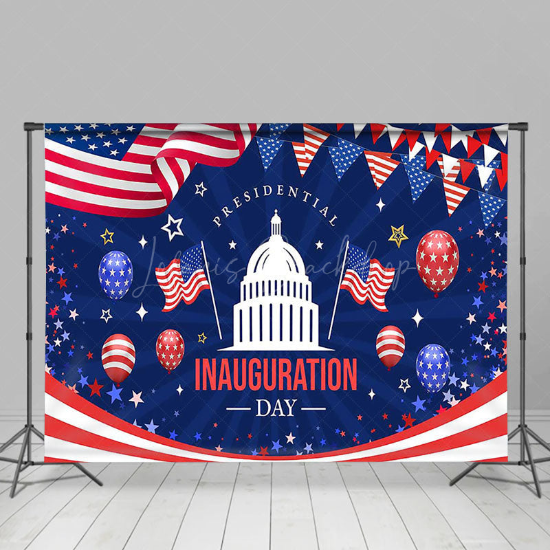 Lofaris White House Usa Flag Stars Inauguration Day Backdrop