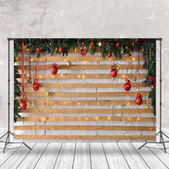 Lofaris Wooden Board Led Lights Decoration Christmas Backdrop