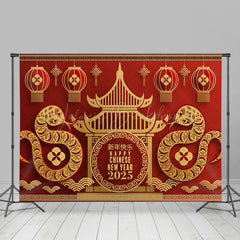 Lofaris Zodiac Snake Protect Peace Chinese Year Backdrop