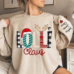 Lofaris Lolli Claus Antlers 2024 Christmas Custom Sweatshirt