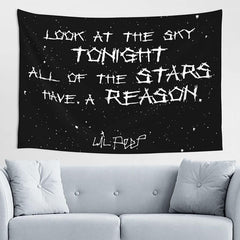 Lofaris Look At The Sky Lil Peep Lyrics Star Black Tapestry