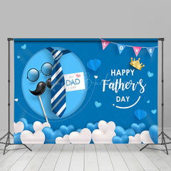 Lofaris Love Best Dad Ever Blue Moon Fathers Day Backdrop