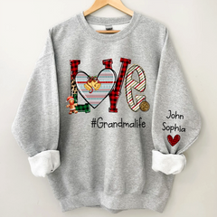 Lofaris Love Grandma Life Chistmas Personalized CTH01 Sweatshirt