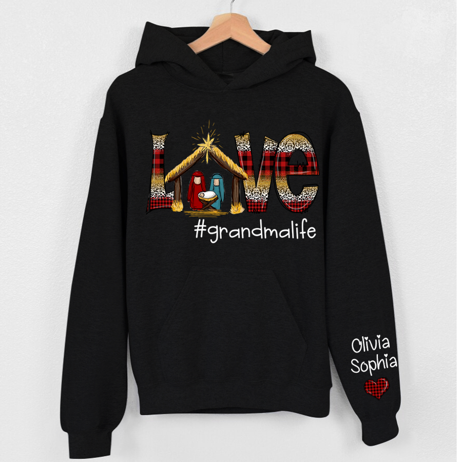 Lofaris Love Cottage Grandma Life Christmas Gift Hoodie