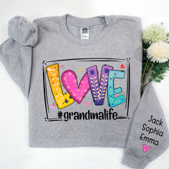 Lofaris Love grandmalife Sweatshirt And kids Valentine¡¯s Day