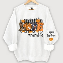 Lofaris Love Mimi Life Pumpkin Autumn Custom Sweatshirt