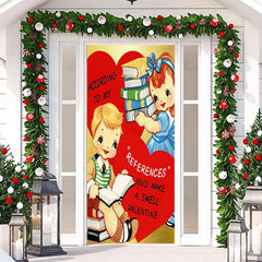 Lofaris Love References Book Heart Valentines Door Cover