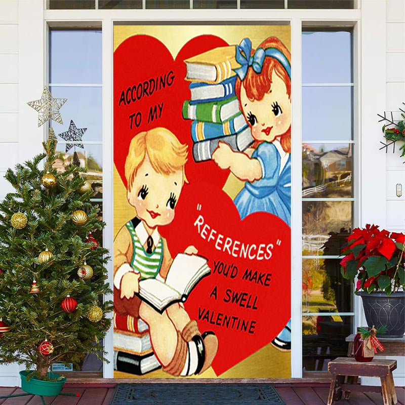 Lofaris Love References Book Heart Valentines Door Cover