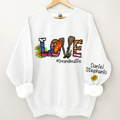 Lofaris Sunflower Leopard Mimi And Grandkids CTH01 Sweatshirt