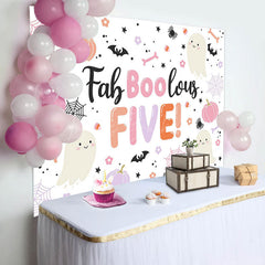 Lofaris Lovely Boo Pink Halloween 5th Birthday For Girls