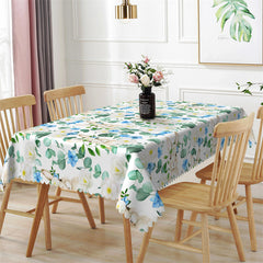 Lofaris Lovely Rabbits Plant Floral Printing Tablecloth