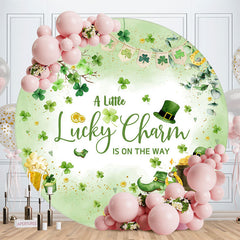 Lofaris Lucky Clover St Patricks Day Baby Shower Backdrop