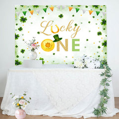 Lofaris Lucky One St Patricks Day 1st Birthday Backdrop