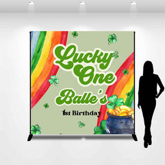 Lofaris Lucky One St Patricks Day Custom Birthday Backdrop