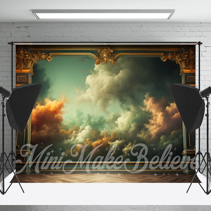 Lofaris Luxurious Wall Colorful Cloud Painting Backdrop