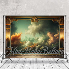 Lofaris Luxurious Wall Colorful Cloud Painting Backdrop