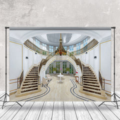 Lofaris Luxury Staircase Interior Window Backdrop For Photo