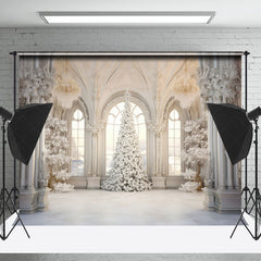 Lofaris Luxury White Window Winter Backdrop For Photography