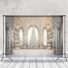 Lofaris Luxury White Window Winter Backdrop For Photography