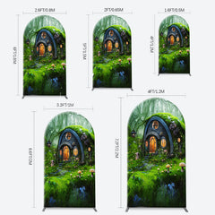 Lofaris Magic Forest Spring Greeny Chiara Arch Party Backdrop