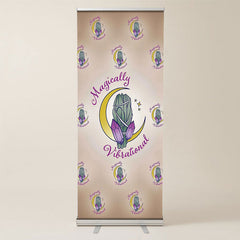 Lofaris Magical Meniscus Custom Champagne Retractable Banner