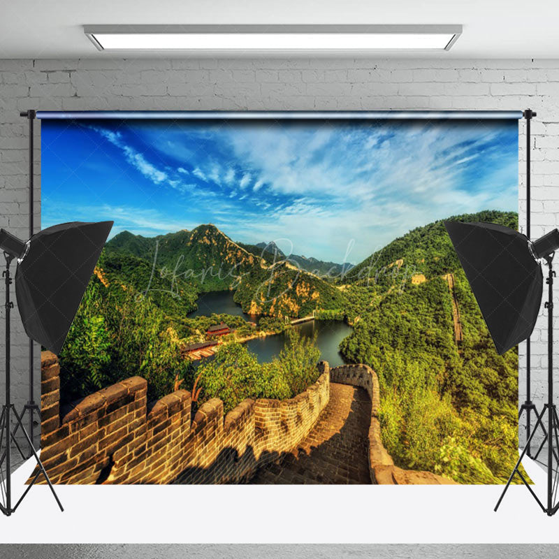 Lofaris Magnificent Great Wall Architectural Landscape Backdrop