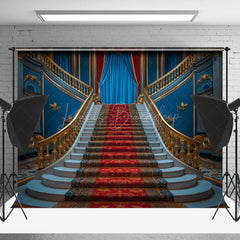 Lofaris Majestic Vintage Stairs Curtain Photography Backdrop