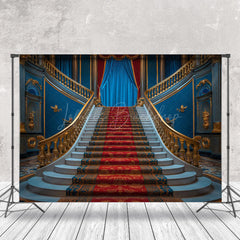 Lofaris Majestic Vintage Stairs Curtain Photography Backdrop