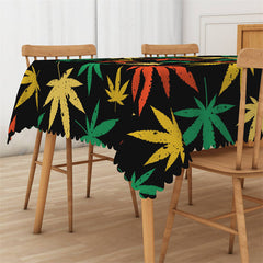 Lofaris Maple Leaves Outdoor Picnic Rectangle Tablecloth