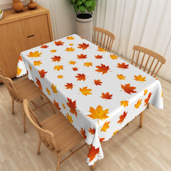 Lofaris Maple Leaves Restaurant Coffee Party Tablecloth