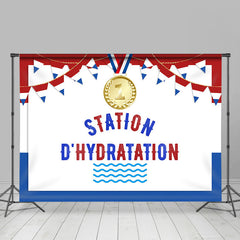 Lofaris Marathon Station D Hydratation Sport Olympic Backdrop