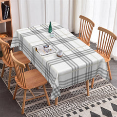 Lofaris Marble Pattern Peaceful Rectangle Tablecloth