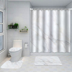 Lofaris Marble Texture Fashion Decorative Shower Curtain