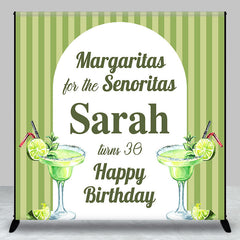 Lofaris Margaritas For Senoritas Party Custom Birthday Backdrop