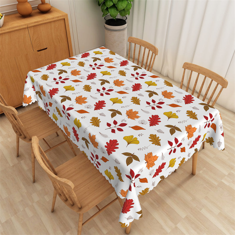 Lofaris Marple Leaves Tablecloth For Dining Room Parties