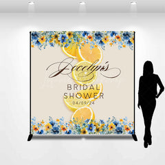 Lofaris Mediterranean Lemon Custom Bridal Shower Backdrop