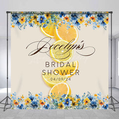 Lofaris Mediterranean Lemon Custom Bridal Shower Backdrop