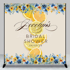 Lofaris Mediterranean Lemon Custom Bridal Shower Backdrop