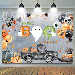 Lofaris Melted Little Boo Halloween Baby Shower Backdrop