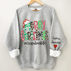 Lofaris Merry Christmas Grandma Life And Kids CTH01 Sweatshirt