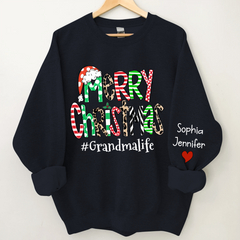 Lofaris Merry Christmas Grandma Life And Kids CTH01 Sweatshirt