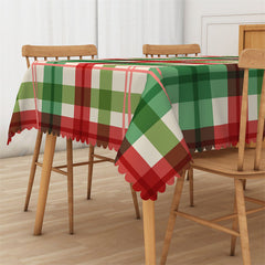 Lofaris Merry Christmas Holiday Rectangle Tablecloth