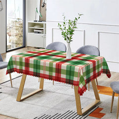 Lofaris Merry Christmas Holiday Rectangle Tablecloth