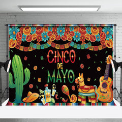 Lofaris Mexican Cinco De Mayo Fiesta Party Backdrop