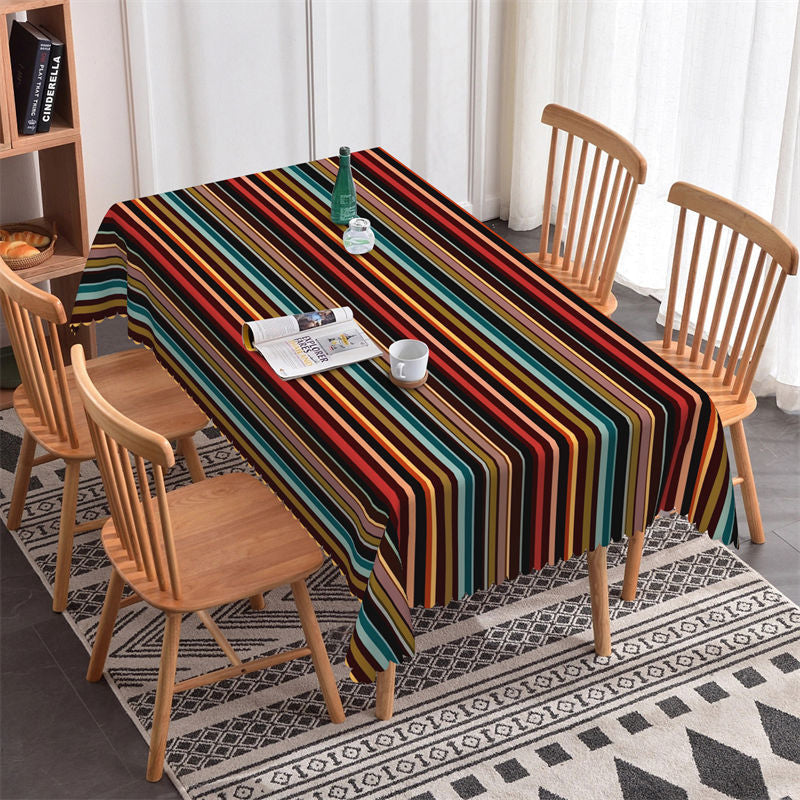 Lofaris Mexican Fiesta Rectangle Tablecloth for Dining Room